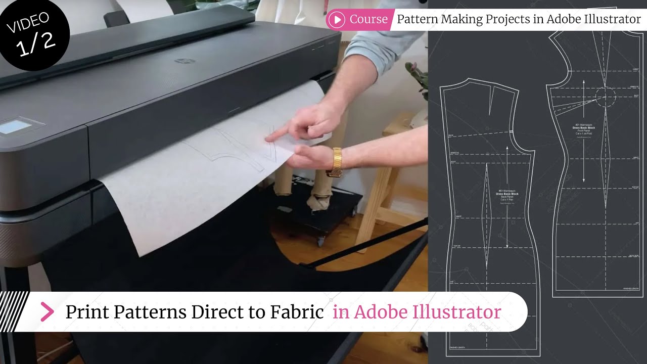 Print Patterns Directly to Fabric - Half Garment Sampling Time!