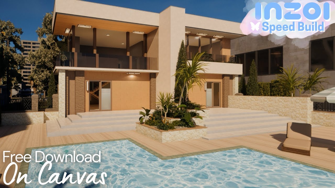 InZOI Coastal Edge Retreat Speed Build | ASMR