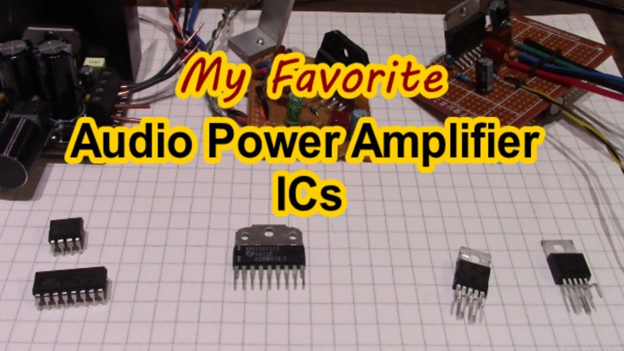 My favorite audio amplifier ICs 2025 (linear)