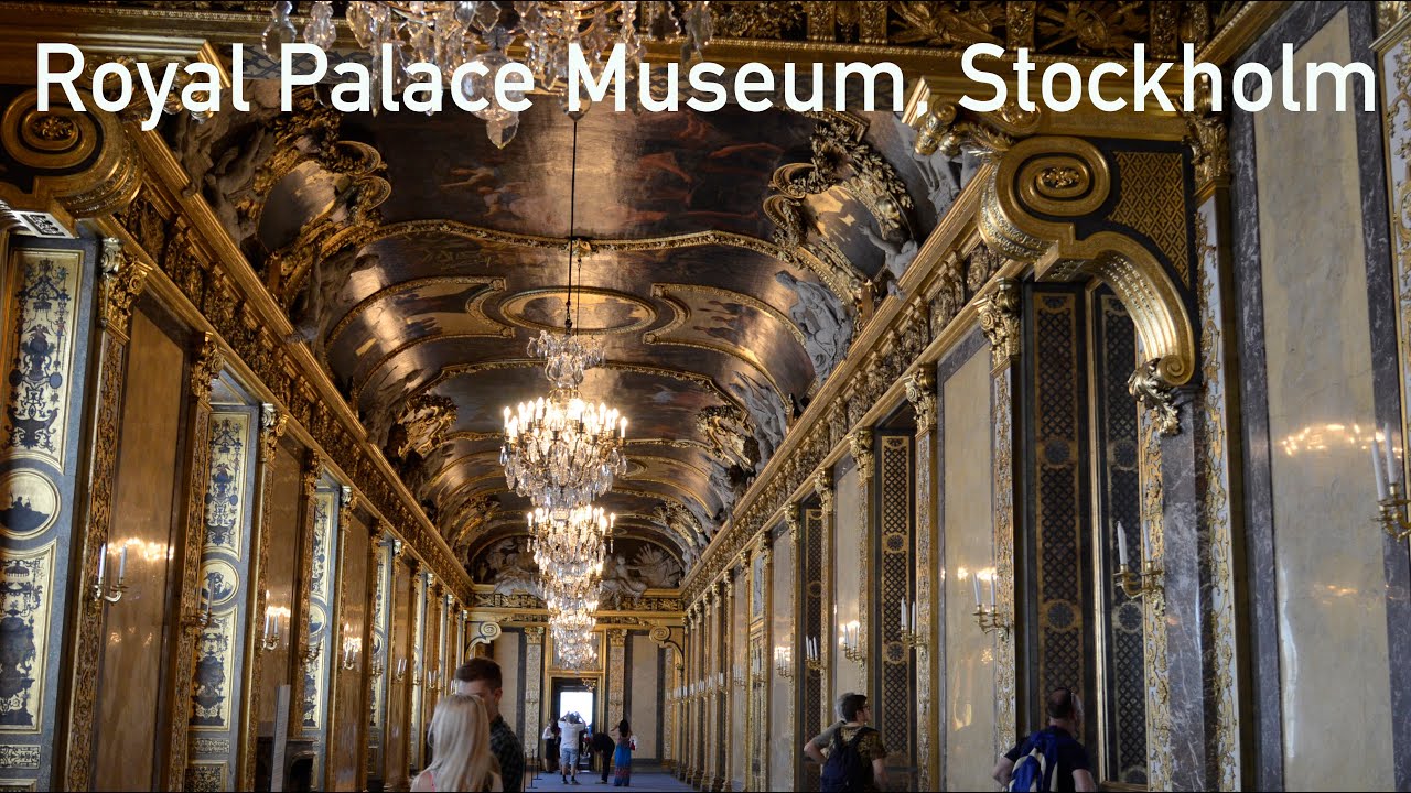 Royal Palace Museums in Stockhom in 4k