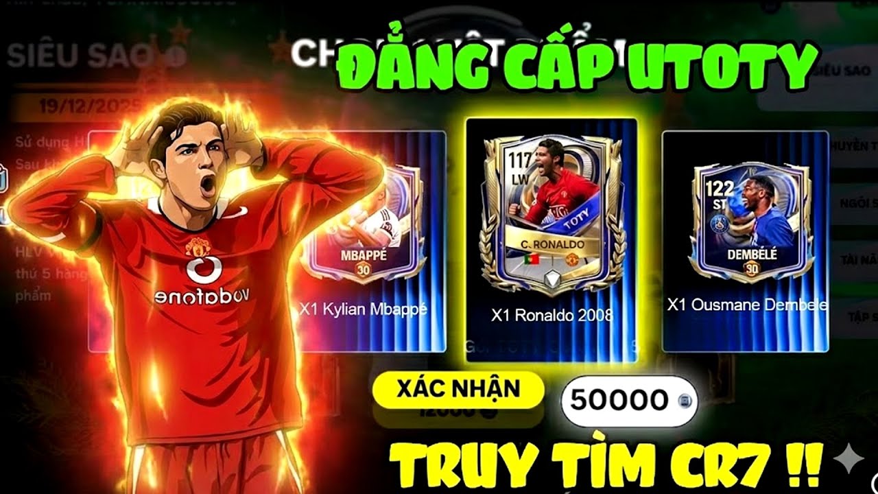 Fc Mobile - Xả Vé Tìm Cr7 Cập Nhật Toty Tuần 3 Nhận Gem