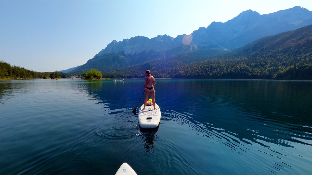 Exploring the Bavarian Caribbean (Eibsee) on SUP Boards - Ep 2