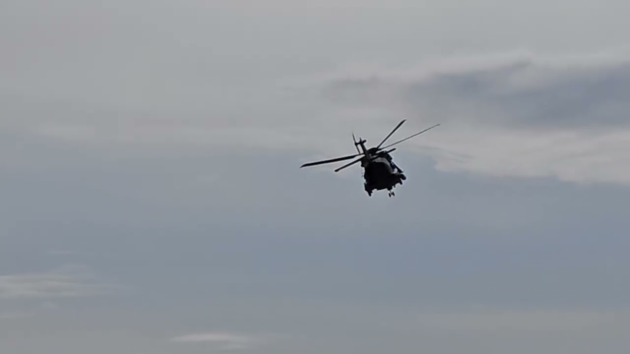 Hubschrauber Vorführung Flugplatzfest Görlitz 2025