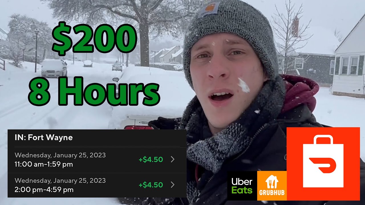What a $200 day with DoorDash looks like (ft. UberEats + GrubHub)