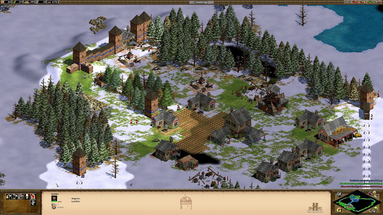Age of Empires 2 HD: 1vs2 hard (no commentary)