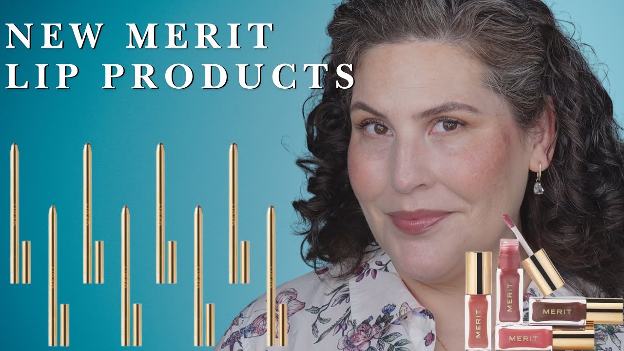 New Merit Lip Products, and My Updated Merit Makeup Routine