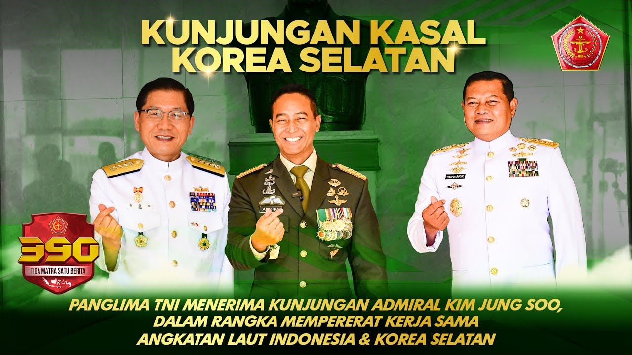 Panglima TNI Menerima Kunjungan Admiral Kim Jung Soo