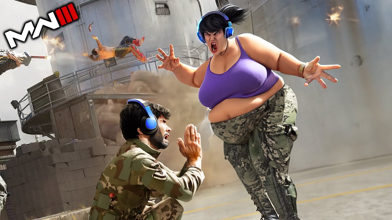 TOXIC GIRL GAMER RAGES at her BEGGING SIMP for LAUGHING with the TROLLS!!
