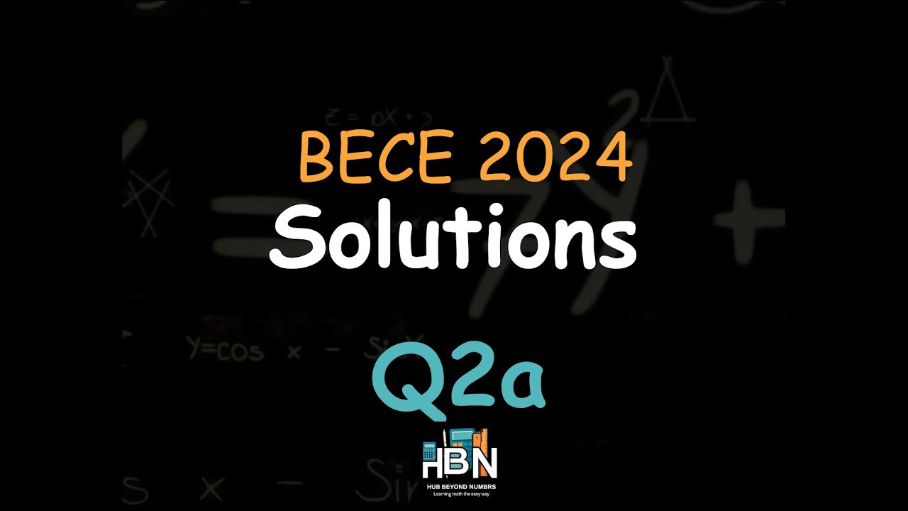 2024 BECE Q2a | Solving Vector Equality to Find m and n