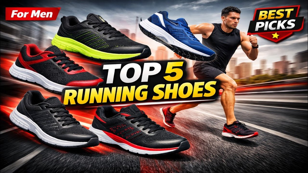 5 Best running shoes for men | Best running shoes in india 2026 | Running shoes for beginners