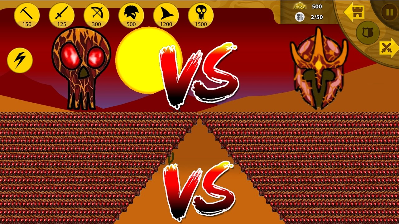 STICK WAR LEGACY | Army Lava Giant VS Army Spearton Lava🔥EPIC BATTLE