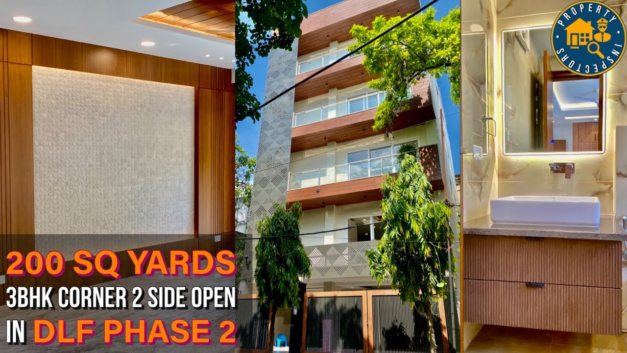 (No Brokerage) 200 Sq Yards 3BHK Corner 2 Side Open Luxury Builder Floor in DLF Phase 2 Gurgaon