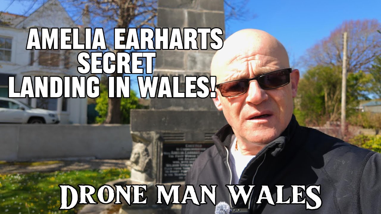 Drone Footage Explores Amelia Earhart's Welsh Landing Site