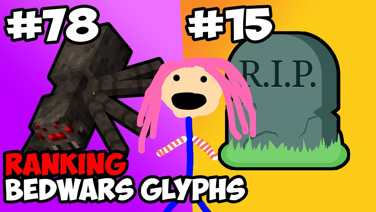 RANKING Every Bedwars GLYPH from WORST to BEST (Hypixel)