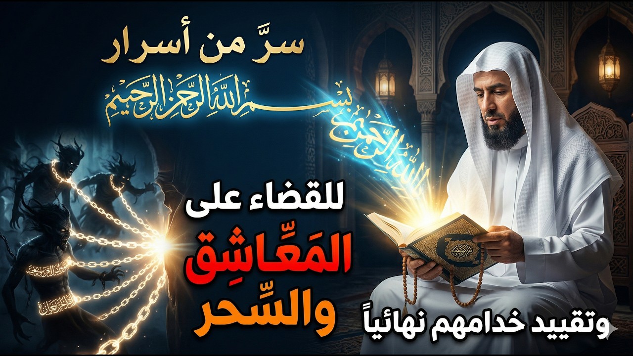 سر من اسرار بسم الله الرحمن الرحيم لاقضاء على المس العاشق والسحر وتقيد خدامهم