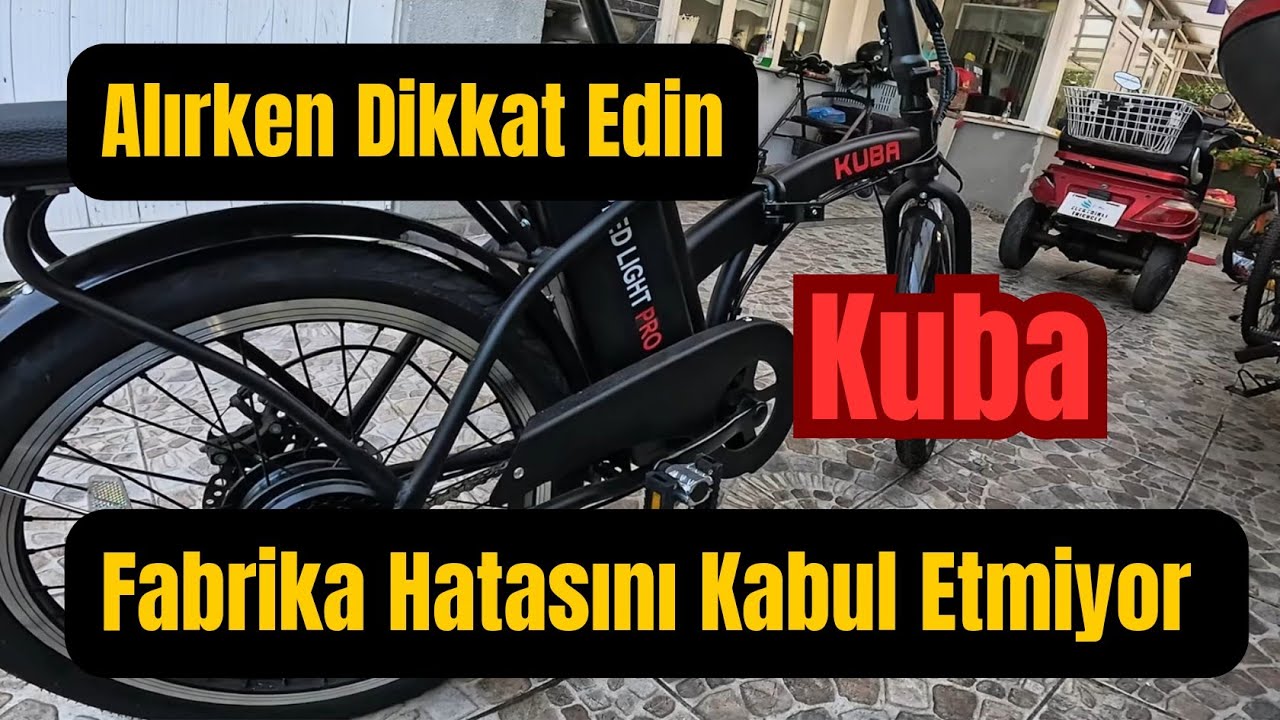 Elektrikli Bisiklet Garantiye Girmiyor Kullanıcı Hatası Dedi