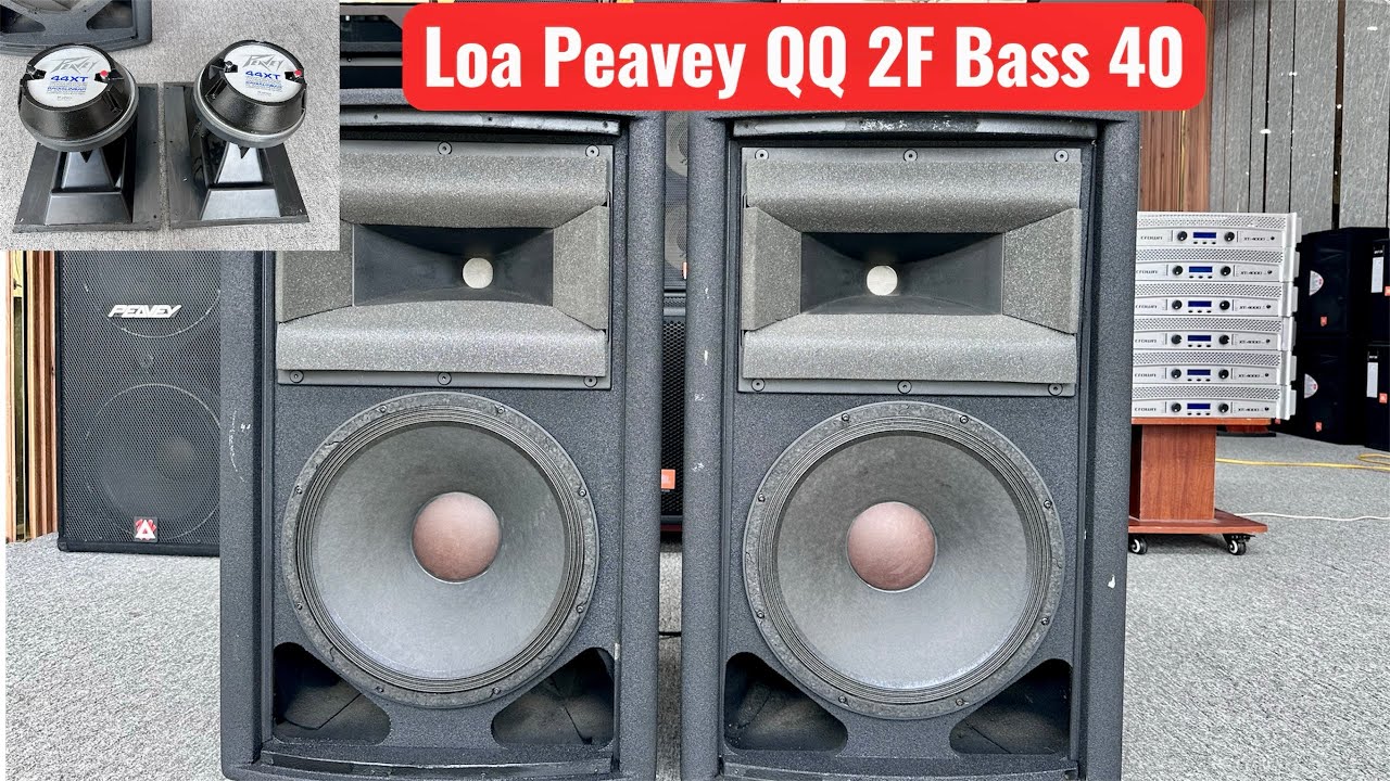 Quá gấu. Loa Peavey QQ 2F. Bass 40 gấu nhì hãng. Đt 0936.583.140///0368.028.299