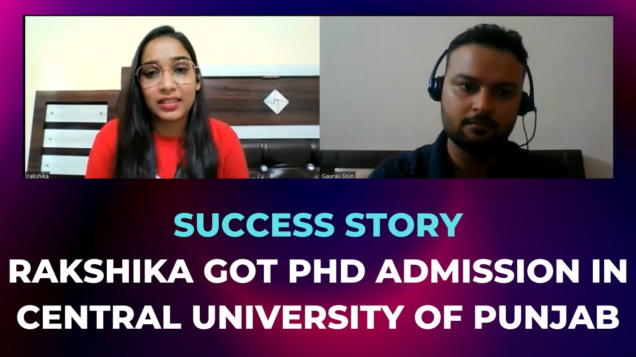 Success Story | Rakshika Got PhD Admission in Central University of Punjab