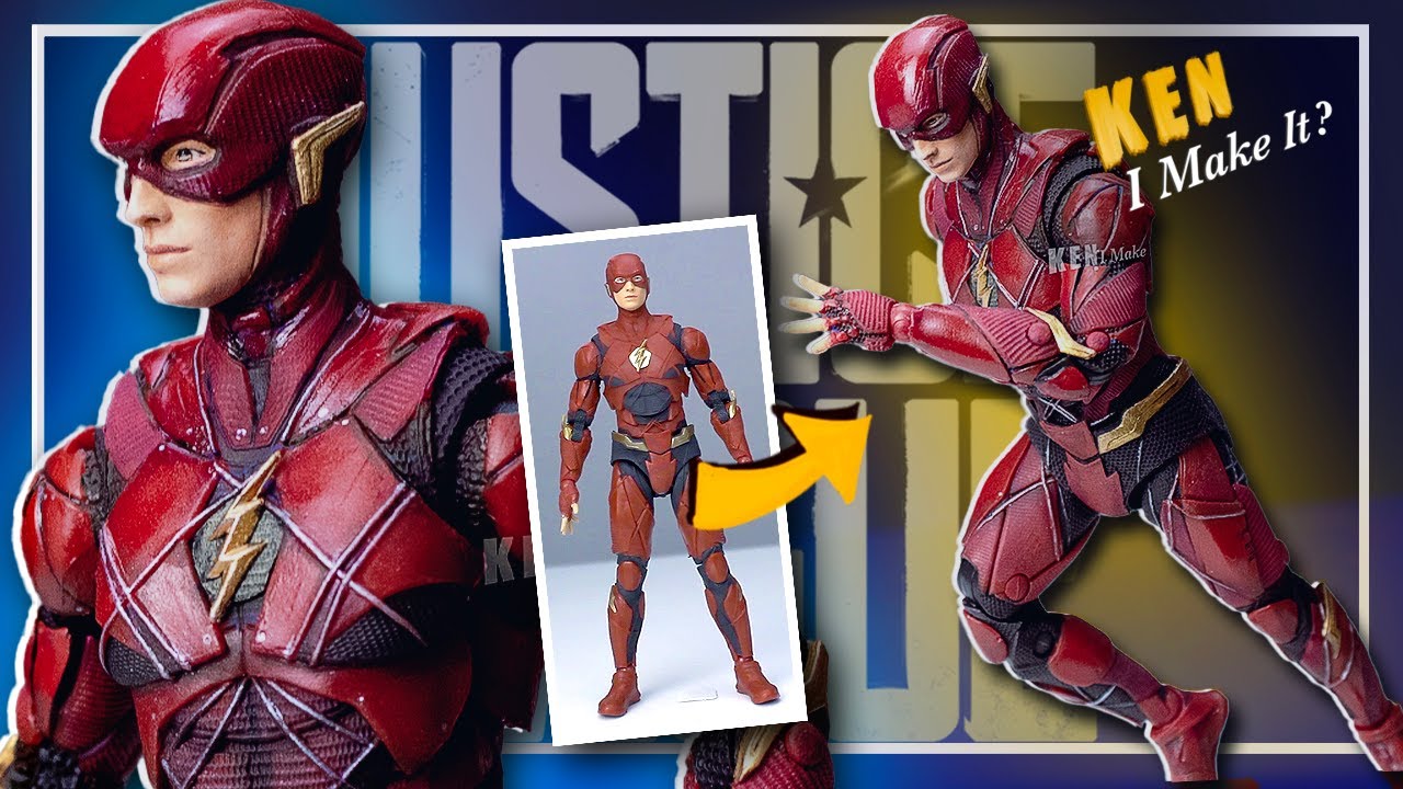 Ремонт фигурки DC McFarlane THE FLASH - Лига Справедливости | Ken I Make It