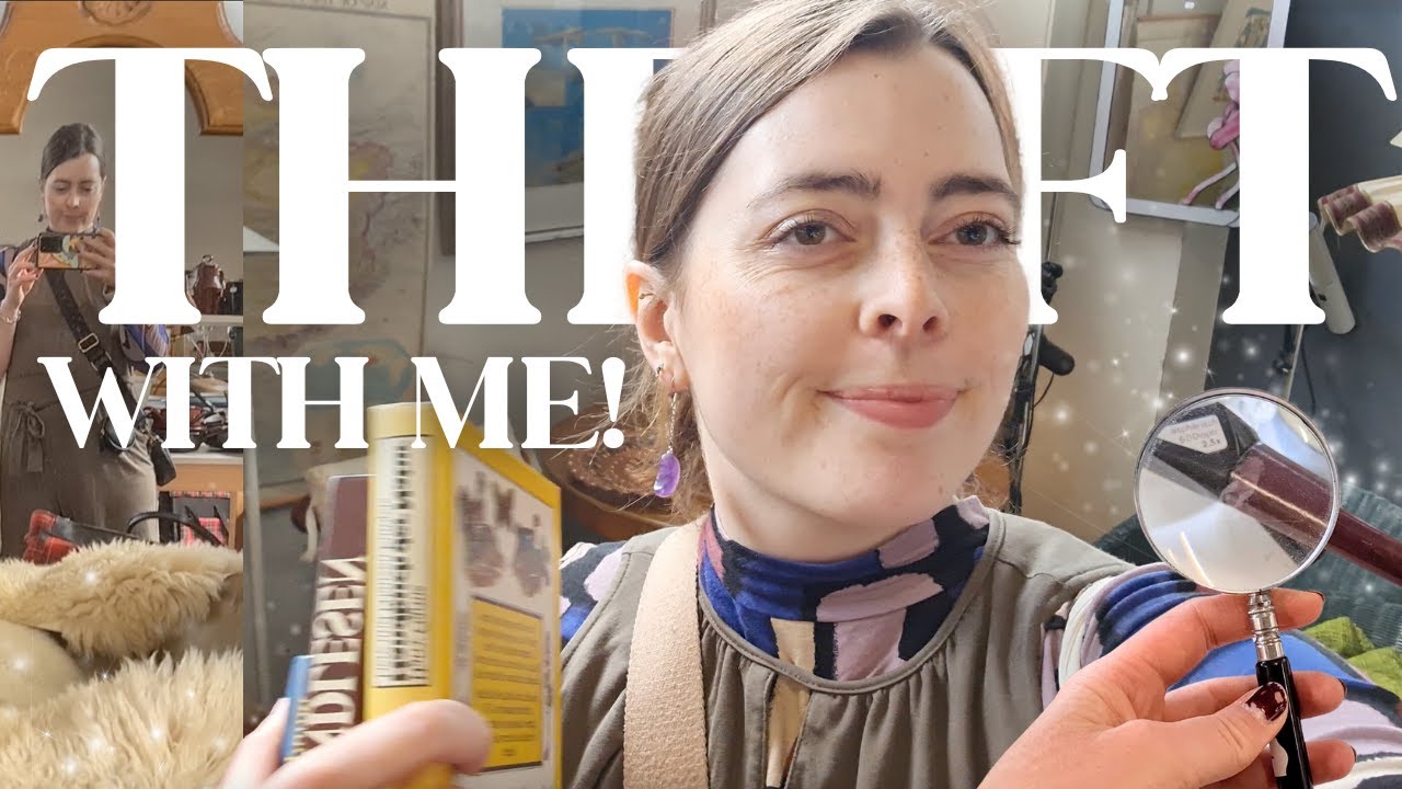 Come thrift with me! 🩶 thrifted witchy home decor haul