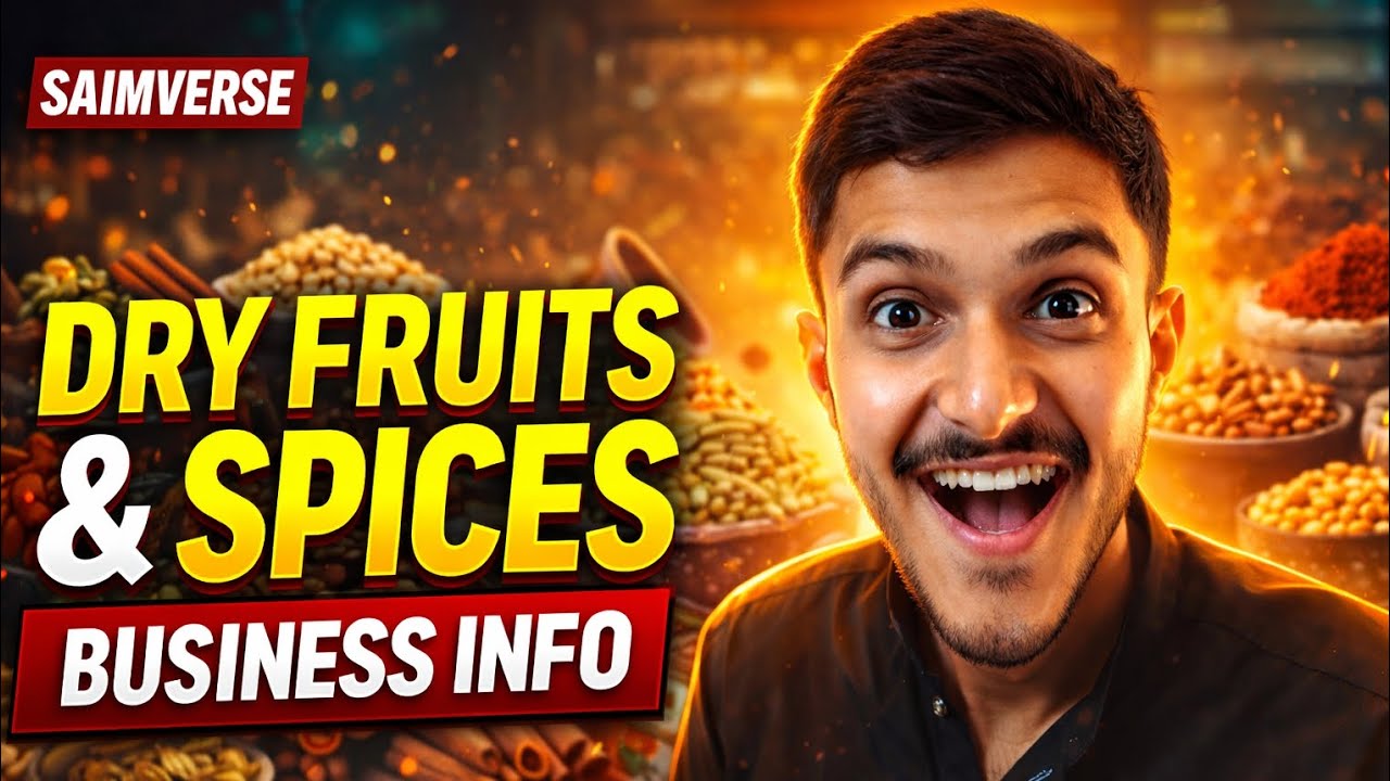 Minimum 1.5 lakh😮 profit in dry fruits business. Full guide by SAIMVERSE.