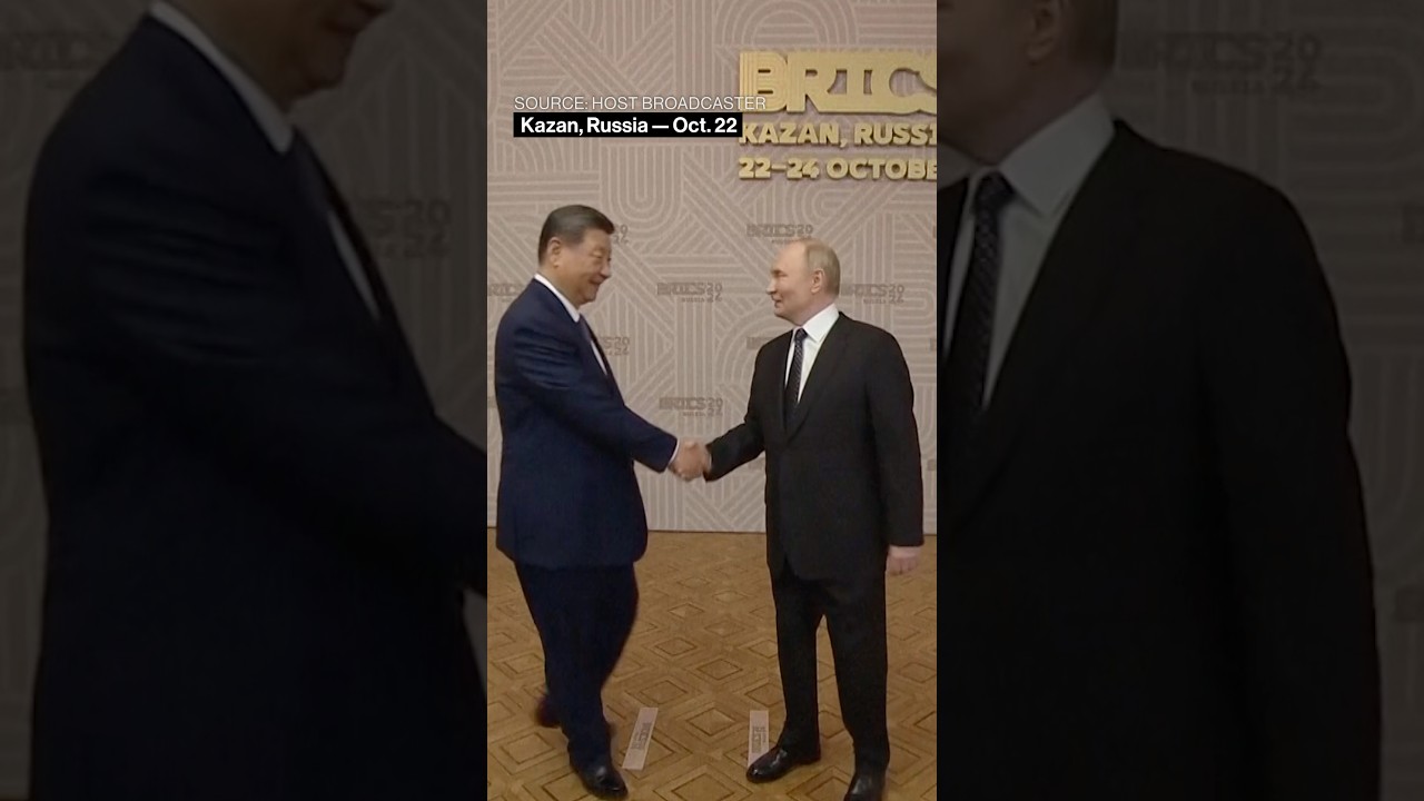 Putin Welcomes Foreign Leaders to Russia for BRICS Summit