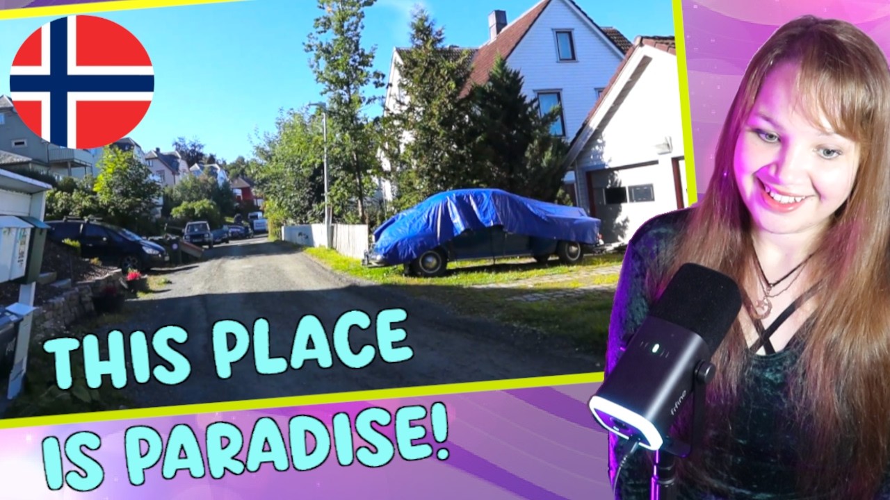 REACTION TO TYPICAL NORWEGIAN NEIGHBOURHOOD  | NORWAY REACTION