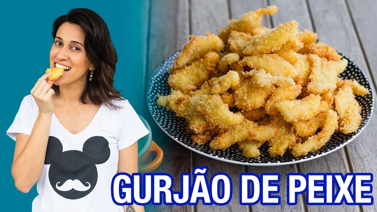 GURJÃO DE PEIXE super CROCANTE | Como Fazer ISCA de PEIXE