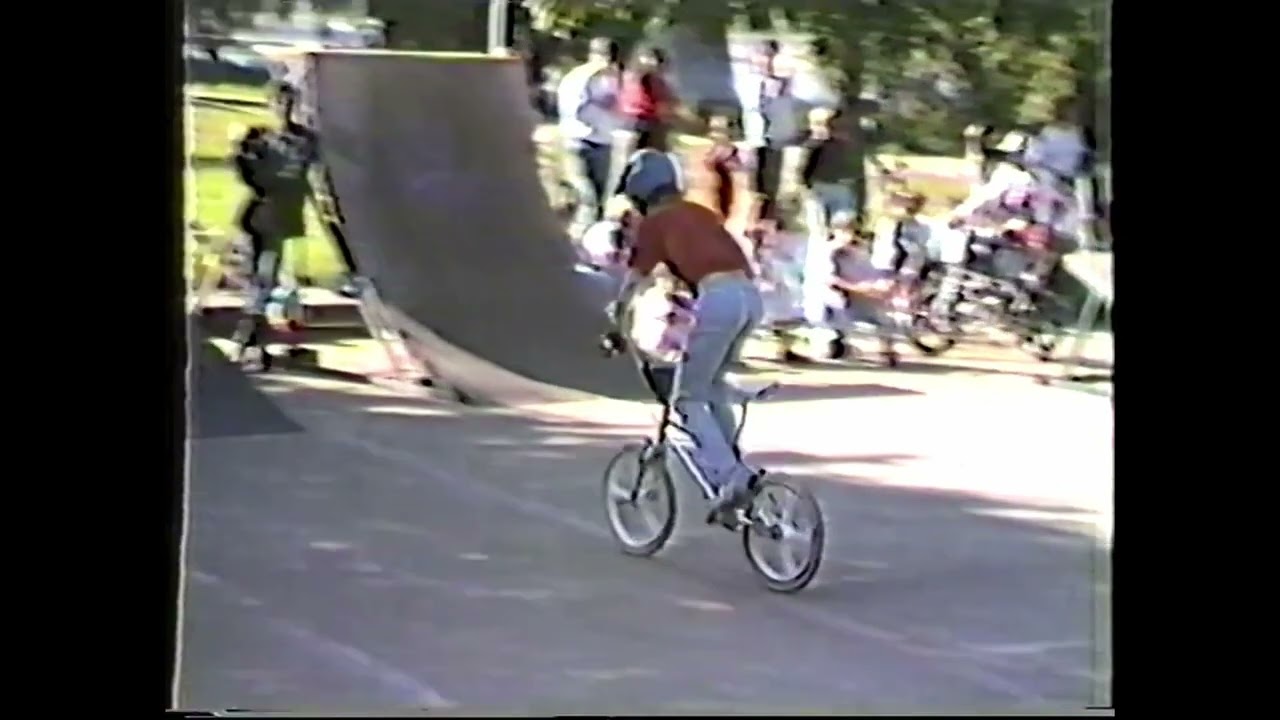 Michael Makler - BMX Rampe im Kölner Jugendpark, 1985