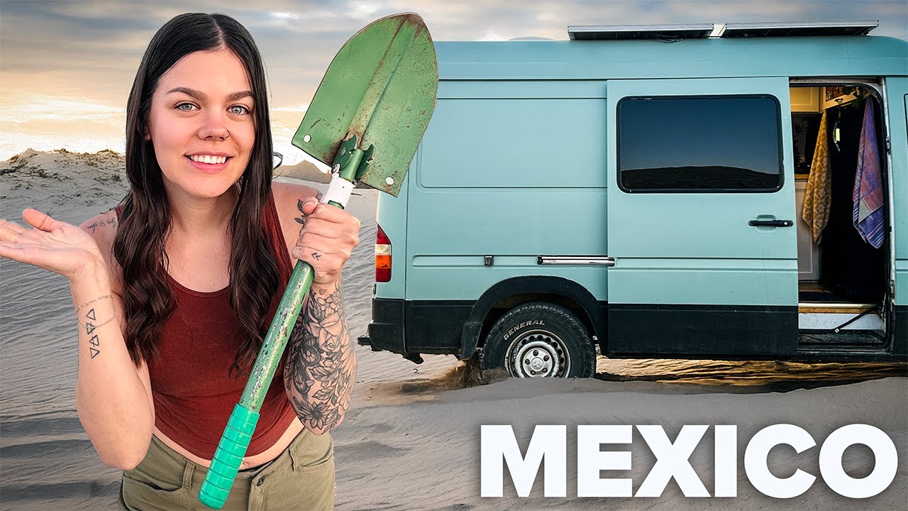 Stuck on a Beach in Mexico | Day in the Van Life - Baja California