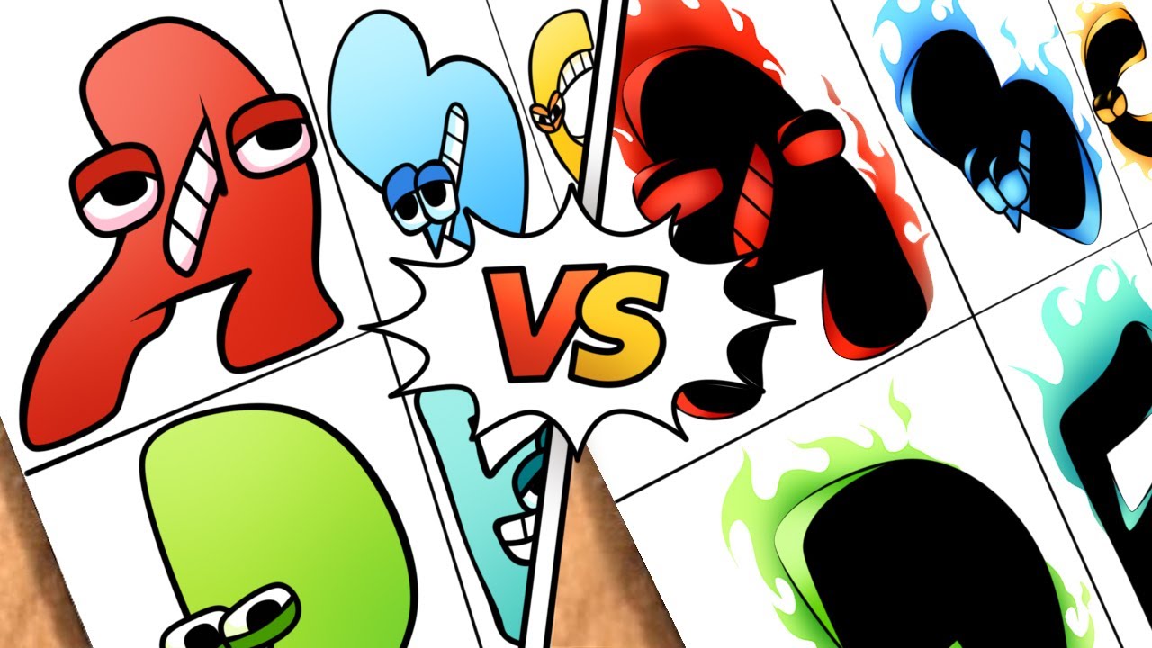 Draw Alphabet Lore VS Alphabet Lore NIGHTMARE / How to draw Alphabet Lore MEMES