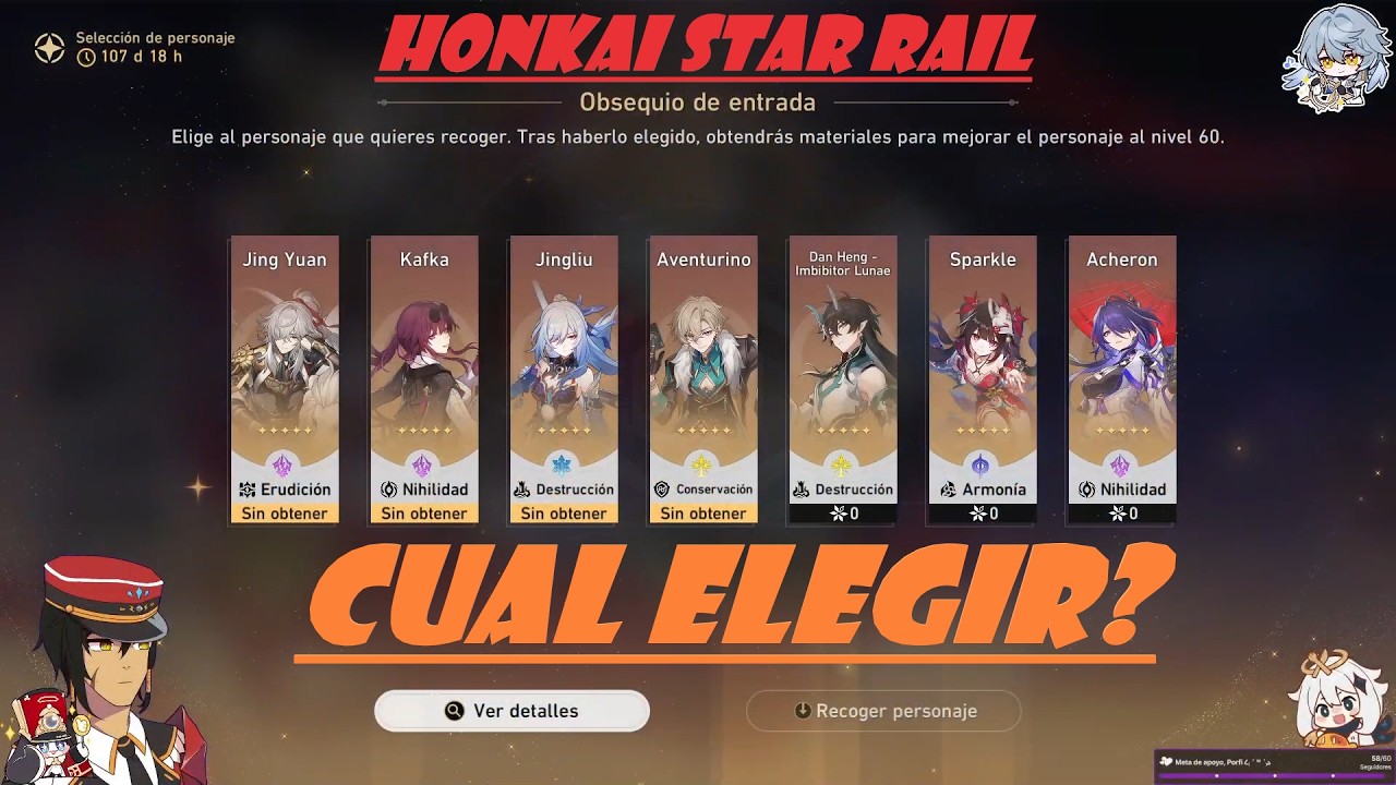 SELECTOR 5 ESTRELLAS 4.0 , CUAL ELEGIR? GUIA COMPLETA DE VETERANO EN ESPAÑOL - Honkai Star Rail