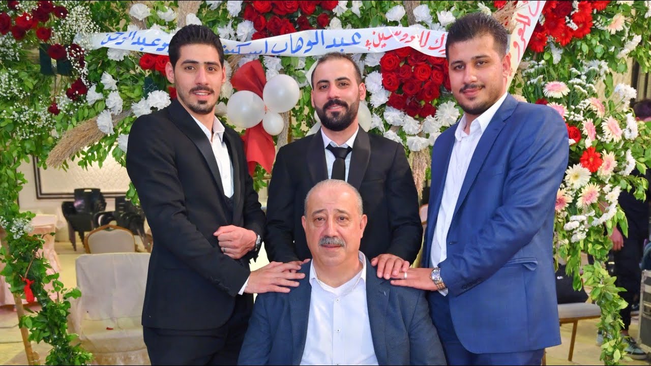 3العريس محمدحمصي نجل عدنان حمصي احيا الحفل النجم نهاد خيري مسبح الاتحاد 2024.5.16