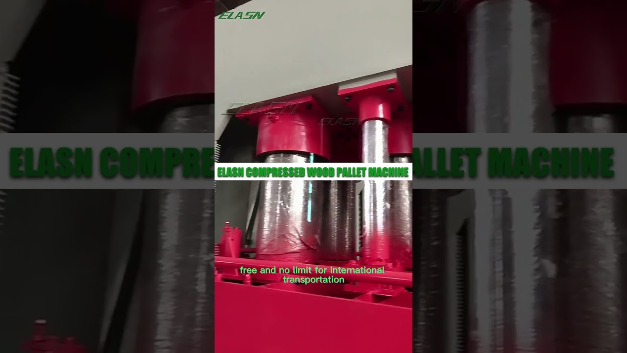 Elasn compressed wood mold pallet machine