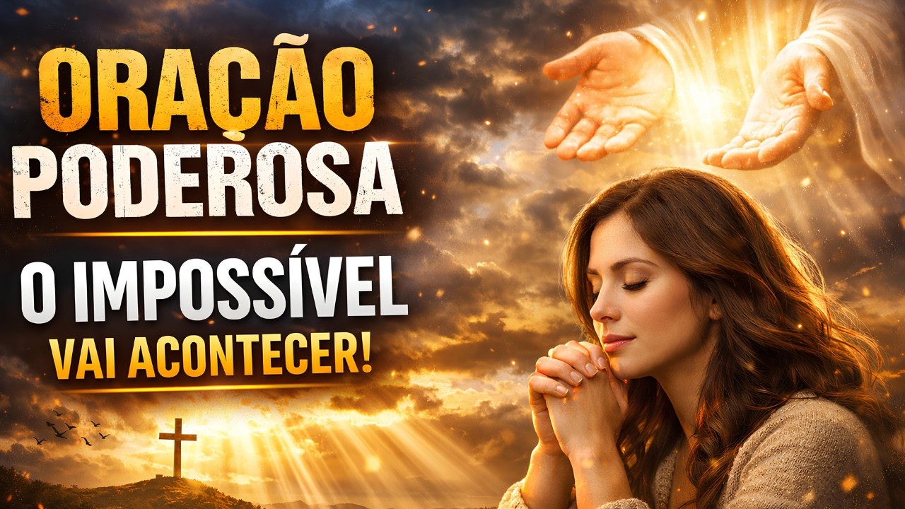 ORAÇÃO PODEROSA QUE VAI MUDAR SUA VIDA! O IMPOSSÍVEL COMEÇA AGORA