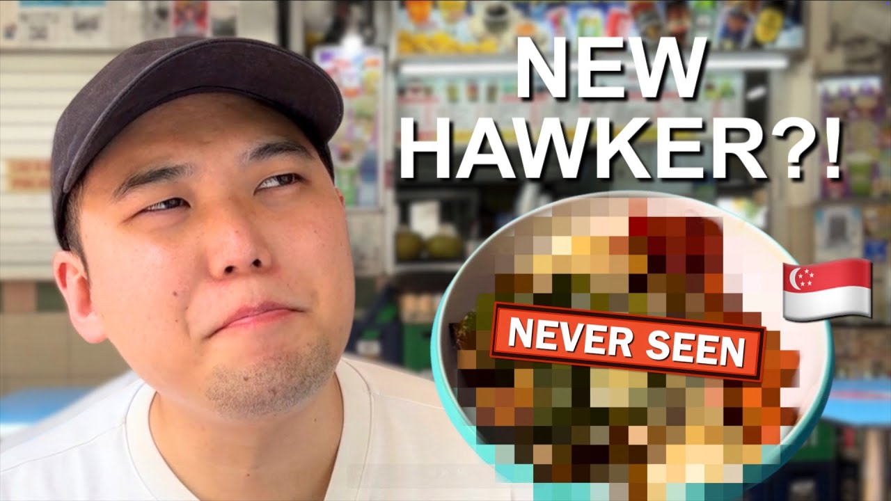 I Try Singapore’s NEWEST Hawker… And Was Not Expecting This