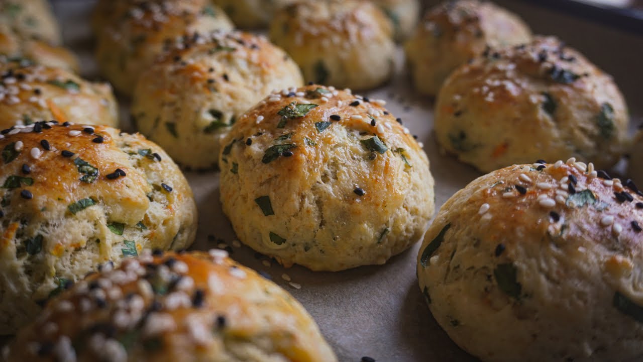 Peynirli Maydanozlu Poğaça | Gebäck mit Käse und Petersilie