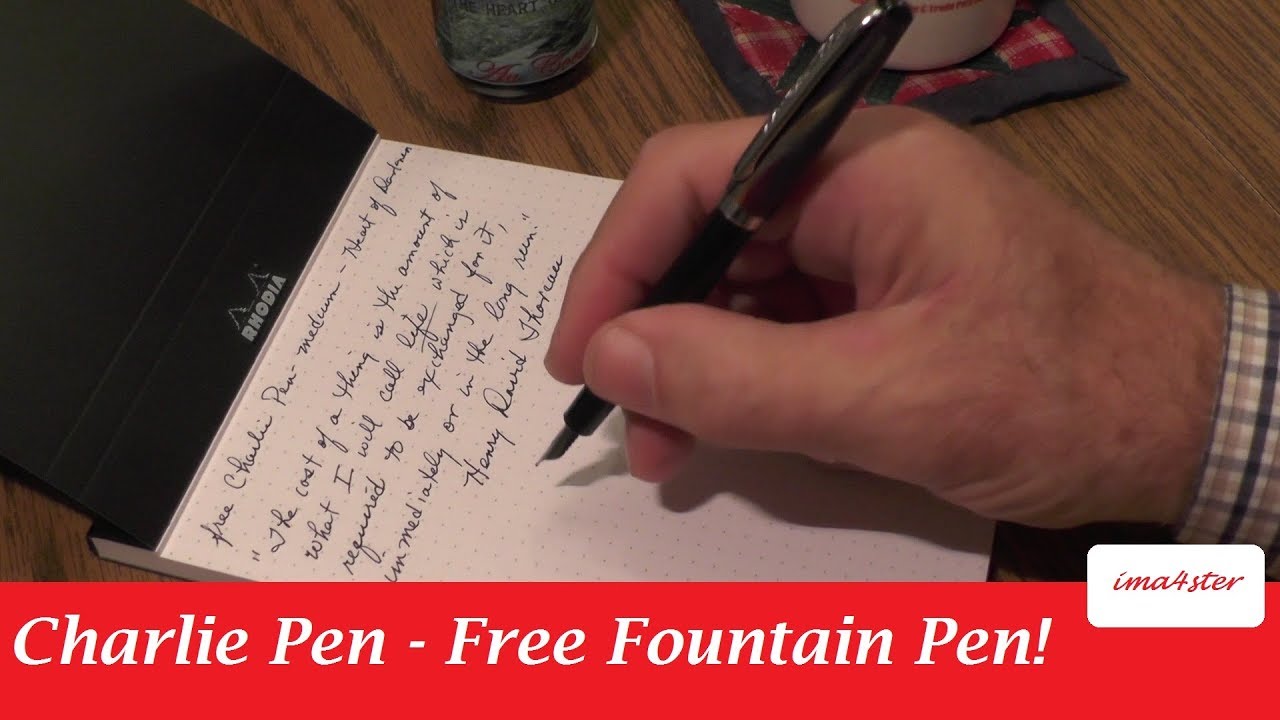 Charlie Pen - Free Fountain Pen!