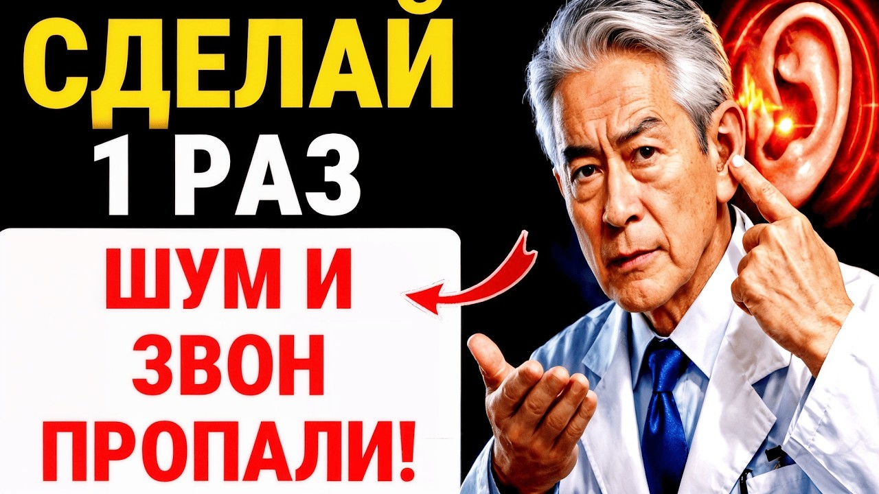 Шум в ушах ИСЧЕЗАЕТ за 7 дней — простой вечерний СПОСОБ ИЗ СОВЕТСКИХ САНАТОРИЕВ