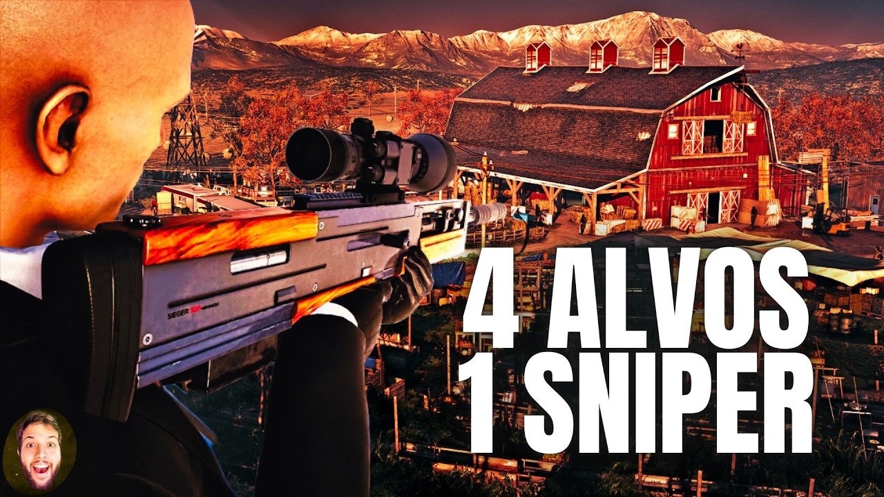 Eu joguei Hitman como se fosse Sniper Elite