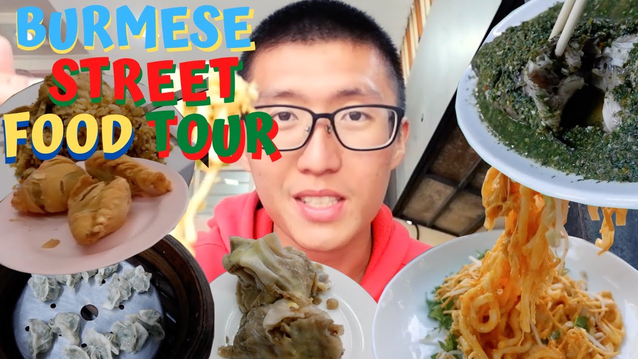 MYANMAR STREET FOOD TOUR: INSANELY FRESH Lemon Fish + BEST DUMPLINGS IN MYANMAR! Mandalay, Myanmar