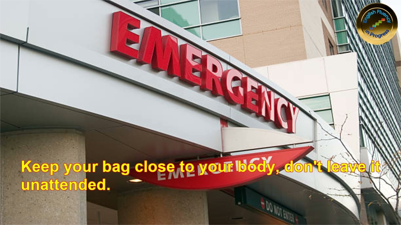 120 Sentences for Emergency English | Living Abroad | Frequently Used English