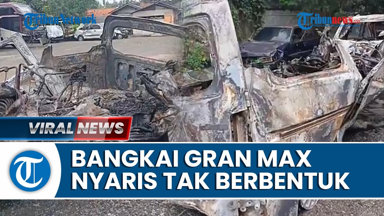 Penampakan Bangkai Gran Max yang Kecelakaan di Tol Japek, Kini Nyaris Tak Berbentuk