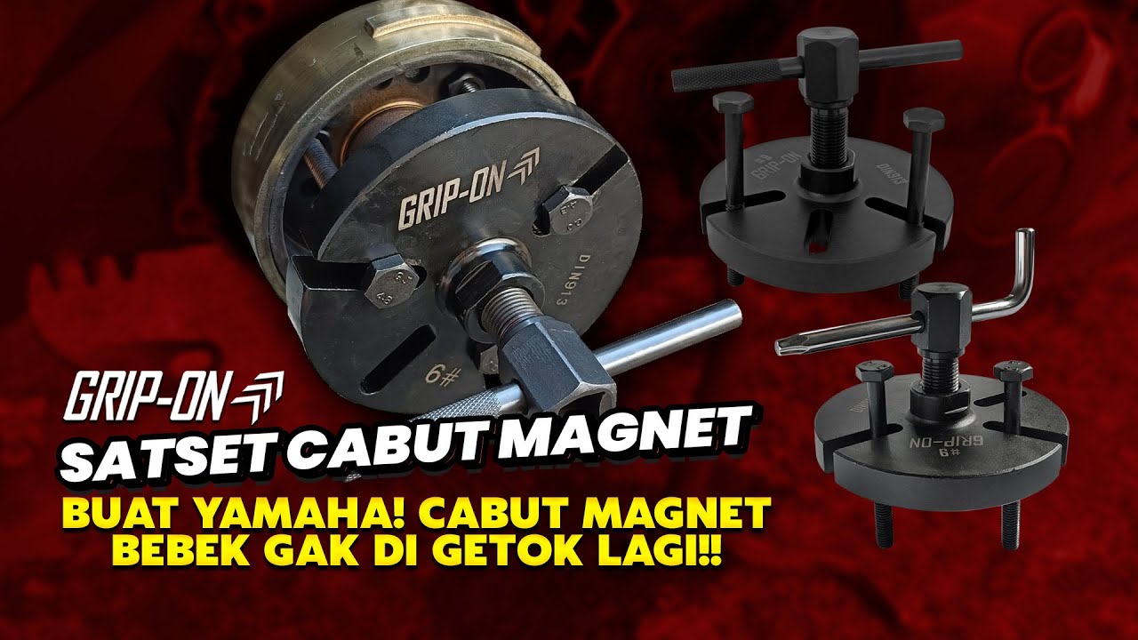 BOLEH GETOK MAGNET BEBEK YAMAHA TAPI KRUK AS GAK BALANCE! PAKE CARA AMAN GRIP ON MAGNET PULLER 9