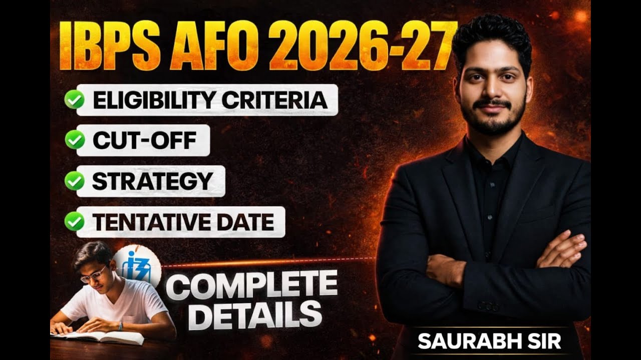 All About IBPS AFO 2026-27 | Eligibility, Exam Pattern, Syllabus, Tentative Date | All information