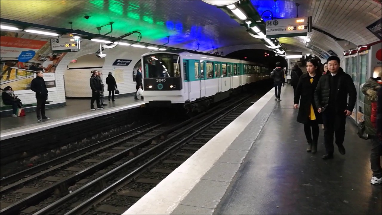 [RATP] Passage de trains MF67 sur la ligne 12 du métro parisien à Montparnasse-Bienvenüe