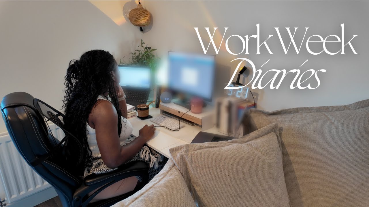 9-5 WORK VLOG 👜✨| First work week of 2025, very busy days 😭, nespresso mornings, wfh.