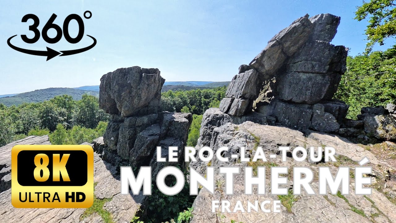 Le Roc-la-Tour, Montherm&eacute; in France [8K Video 360&deg; VR]
