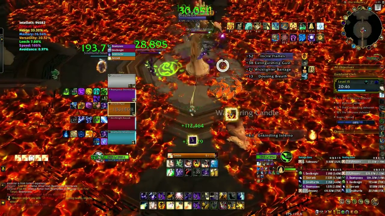 WOW TWW SEASON 2 - DISCIPLINE PRIEST - Darkflame Cleft - MYTHIC +15