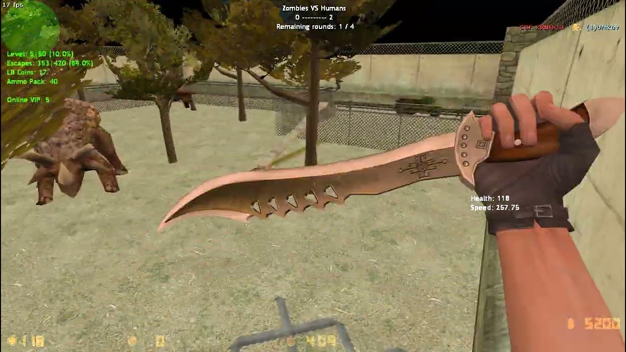 Counter Strike zombie escape on Lasting Beasts